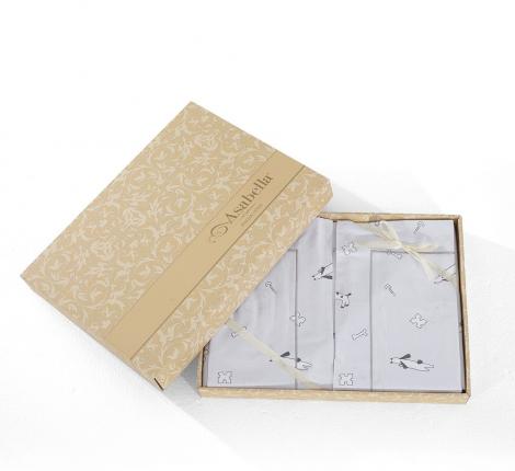 Постельное белье "Asabella" 2359-4S Сатин, 1,5 спальный