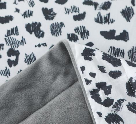 Постельное белье с одеялом "Sofi de Marko" Ренато №22 Велюр/Сатин, Евро