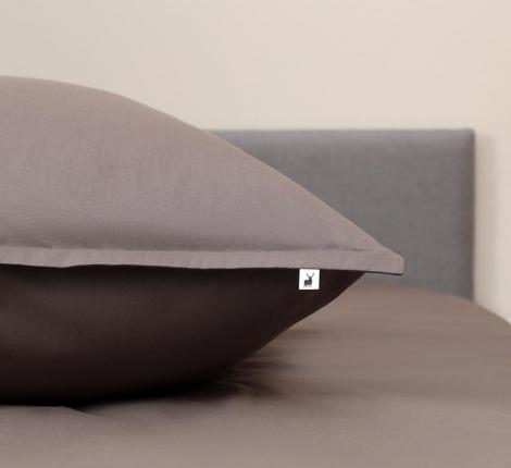 Постельное белье "Siberia" Сэнди (графит) Ранфорс, Евро (70х70)