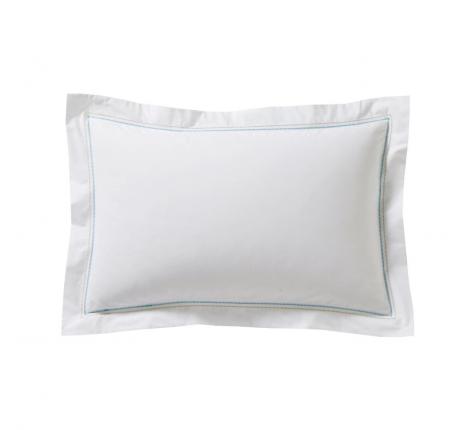 Постельное бельё "Blanc des Vosges" SOUVENIRS CELADON перкаль, Евро макси