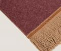 Плед "SOFT BAMBOO" BURGUNDY с тесьмой BRIGITTE (бордовый), 160х200