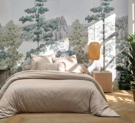 Постельное бельё "Blanc des Vosges" HERITAGE CHANVRE Сатин ДеЛюкс, Евро