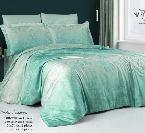 Постельное бельё "Maison D'or" AMBRE (бирюза) Тенсел, Евро