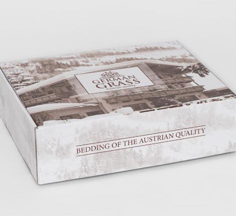 Постельное белье "GRAPHITE ALLURE GRASS" 391825070 Мако-Сатин, Семейный