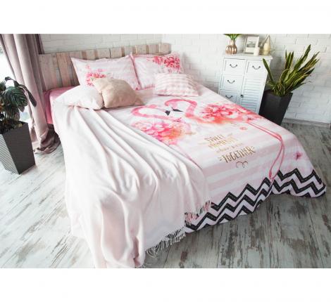Постельное белье &quot;Этель&quot; ETP-213-1 Розовый фламинго, 1,5 спальный