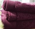 Полотенце махровое "Blanc des Vosges" UNI CYCLAMEN (фиолетовый), 30х30-2шт.