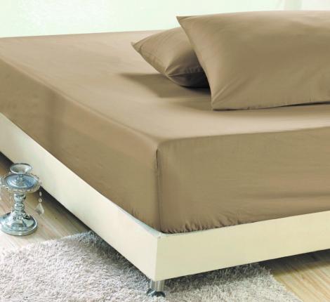 Простынь сатин на резинке (PRC-R-48), 140x200