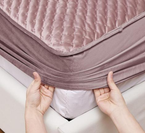 Покрывало с резинкой Valtery PVR-2, 160х200х30 (50х70-2 шт.)