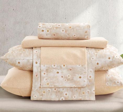 Постельное бельё "KARTEKS" жаккардовый сатин АКВАРЕЛЬ CVP 06, Евро