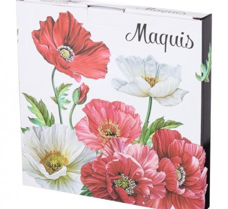 Набор обеденных тарелок 2 шт. "МАКИ" , диаметр 25,5 см