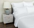 Постельное белье с одеялом "Sofi de Marko" Premium Mako (белый) Сатин ДеЛюкс, Евро