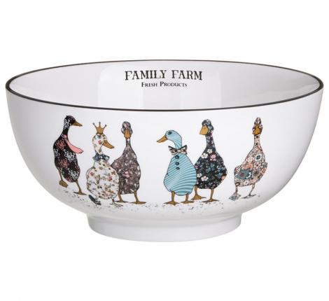 Салатник "FAMILY FARM" 263-1410, диаметр 23 см
