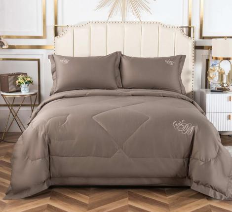 Постельное белье с одеялом "Sofi de Marko" Нельсон №8 Сатин ДеЛюкс, Семейный