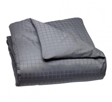 Постельное бельё "Blanc des Vosges" PALACE ARDOISE (темно-серый) сатин-жаккард, Семейный