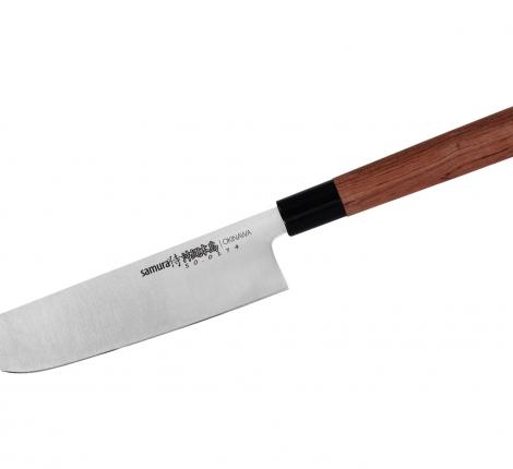 Нож кухонный &quot;Samura OKINAWA&quot; Накири 172 мм, палисандр