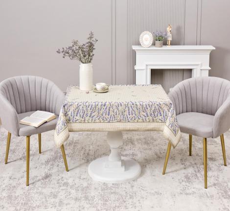 Скатерть с пропиткой "ДУША ПРОВАНСА" 110х140 см, бежевый