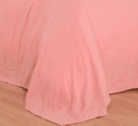 Постельное белье с одеялом "Sofi de Marko" Сандра (персик) Жатый сатин, Семейный