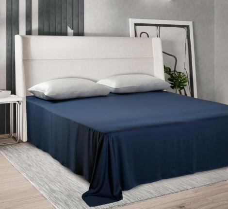 Простыня Sharmes "Bamboo" 180х240, темно-синий