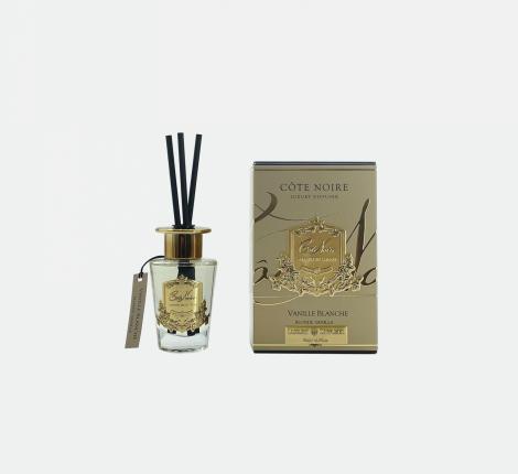 Диффузор "COTE NOIRE" BLONDE VANILLA золотой декор, 90 мл