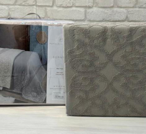 Покрывало махровое PUPILLA "BERNINI" (ПВХ) 180х240, кофейный