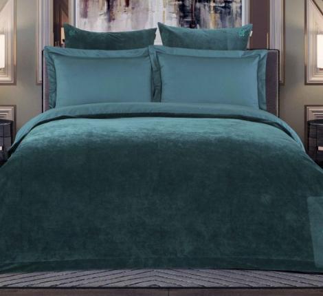 Постельное белье "Kazanov.A." Lindor Premium (изумруд) Egypt Cotton, Евро