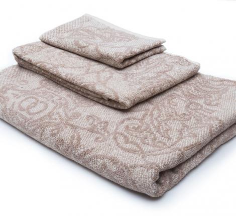 Полотенце махровое "MARIAGE" 50х100, бежево-сливочный