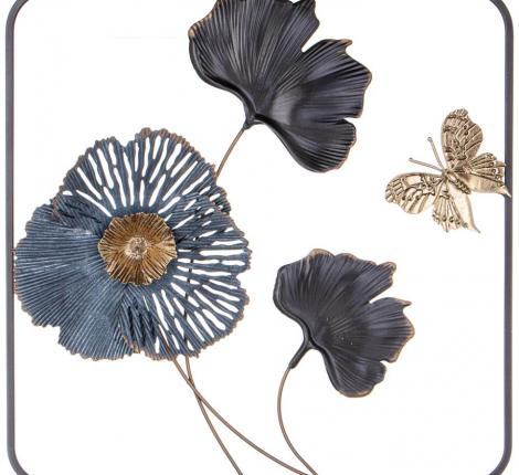 Панно настенное "ЦВЕТОЧНАЯ СИМФОНИЯ" 680-200, 50,2*50,2*5,1 см