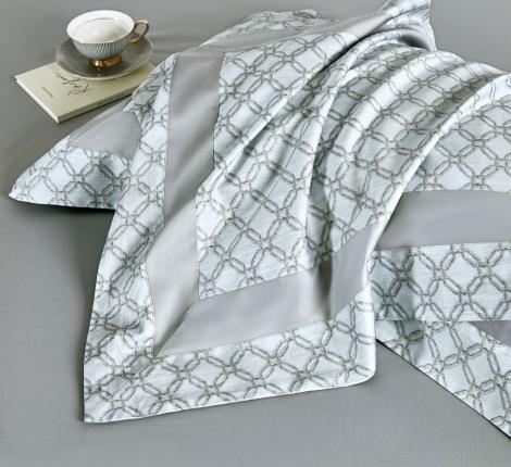 Постельное белье с одеялом "Asabella" 2249-OSPS Мако-Сатин, 1,5 спальный