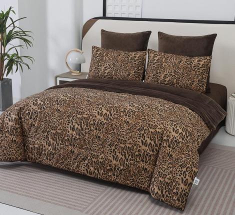 Постельное белье с одеялом "Sofi de Marko" Роберто №4 Велюр/Сатин, 1,5 спальный