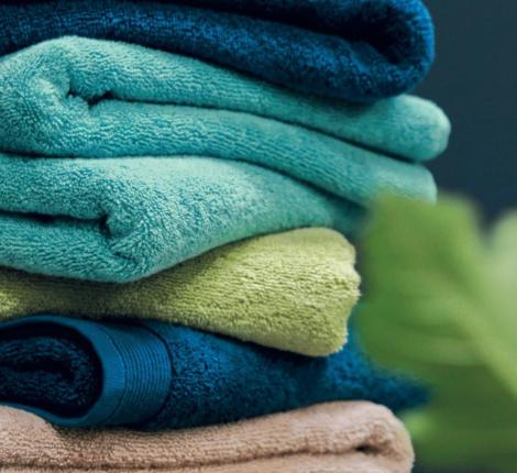 Полотенце "Blanc des Vosges" UNI CELADON (бирюзовый), 70х140