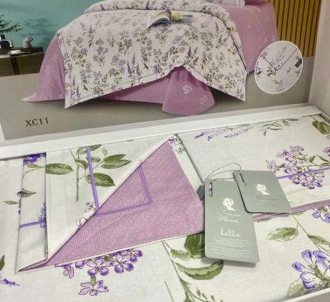 Постельное бельё Madame Plumes "LAVENDER LULLABY" XC-11 Сатин, Евро