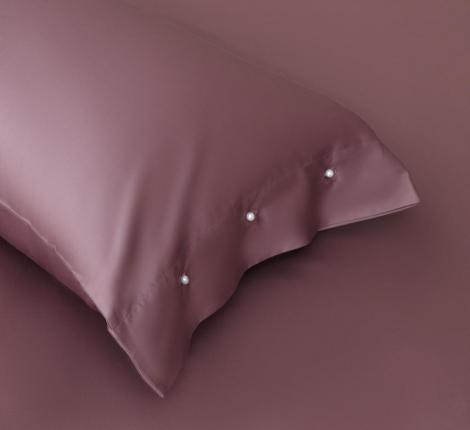 Постельное белье с одеялом "Sofi de Marko" Premium Mako (пурпурная дымка) Сатин ДеЛюкс, Евро