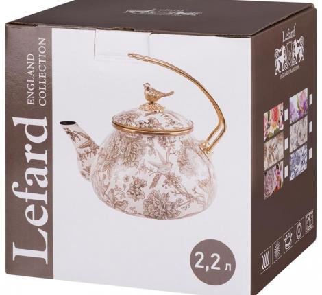 Чайник эмалированный LEFARD "ФЛАНДРИЯ", 2,2 л