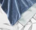 Постельное белье с одеялом "Kazanov.A." Барбадос (деним) Велюр/Egypt Cotton, Евро