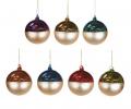 Набор стеклянных шаров на ёлку 7 штук "RAINBOW", диаметр 11,5 см