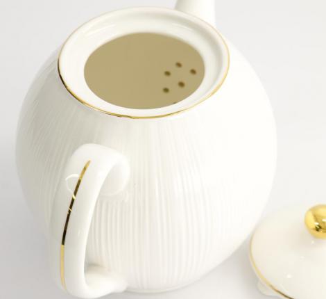 Чайник заварочный "Nippon White Gold" Lines,1300 мл
