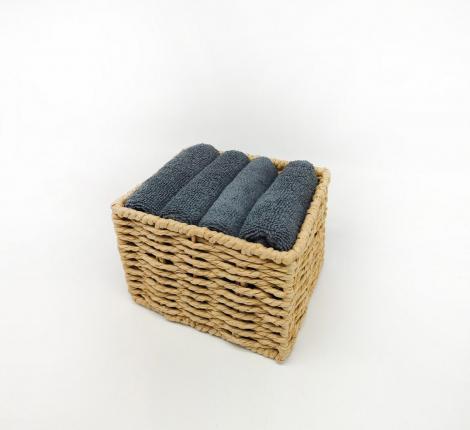 Набор махровых салфеток "Sofi de Marko" Джоди 30х30(4шт), темно-серый