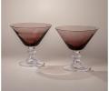Набор бокалов для мартини 2 штуки "MIRAGE" PURPLE, 280 мл