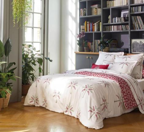 Постельное бельё "Blanc des Vosges" PALME GROVE GRENADE Сатин ДеЛюкс, Евро