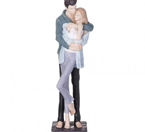 Статуэтка "ПАРА" серия "LOVE STORY", 9,5*9,5*33,5 см