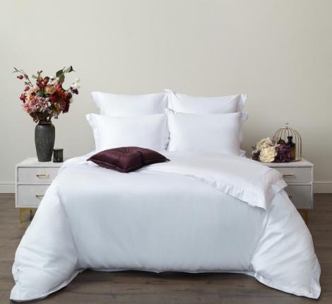 Постельное белье "Sofi de Marko" Моно (белый) Сатин ДеЛюкс, Евро макс