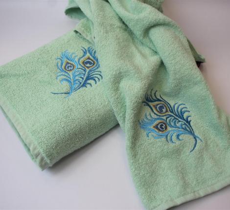 Набор махровых полотенец &quot;KARTREKS&quot; 2шт (50х90, 70х140) ROMANTIK 57.019