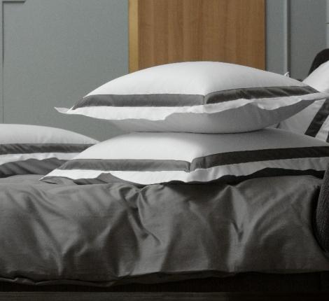 Наволочка с широкой отделкой "ALPINE GRAPHITE ALLURE GRASS" Мако-Сатин, 50х90 (2шт)