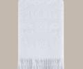 Полотенце махровое Arya с бахромой Isabel Soft 30х50, Белый
