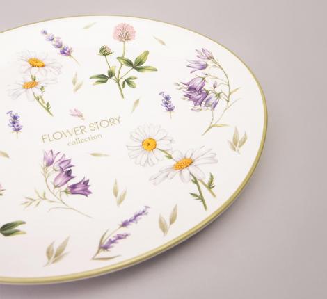 Блюдо овальное "FLOWER STORY", 31,5*25,5*3 см