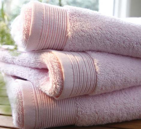 Полотенце махровое "Blanc des Vosges" UNI PETAL (розовый), 40х60