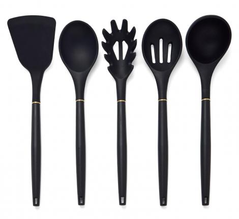 Набор кухонных ножей (5 шт.) и приборов "AGNESS" 671-221, 11 предметов