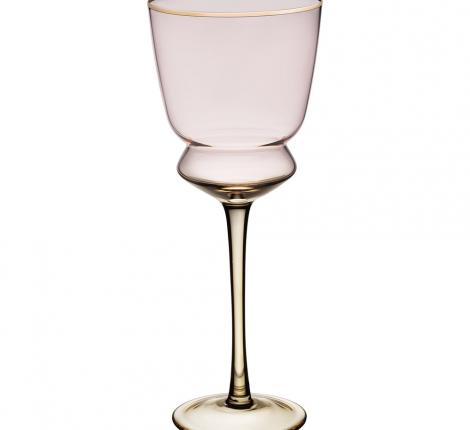 Набор бокалов для вина 2 штуки "TWIST&SHINE" PINK, 380 мл