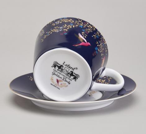 Чайная пара "GOLDEN BIRDS" 419-127, 220 мл