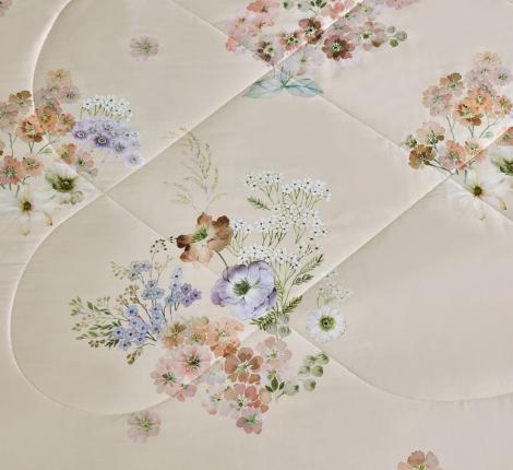 Постельное белье с одеялом "Asabella" 2148-OSPS Мако-Сатин, 1,5 спальный